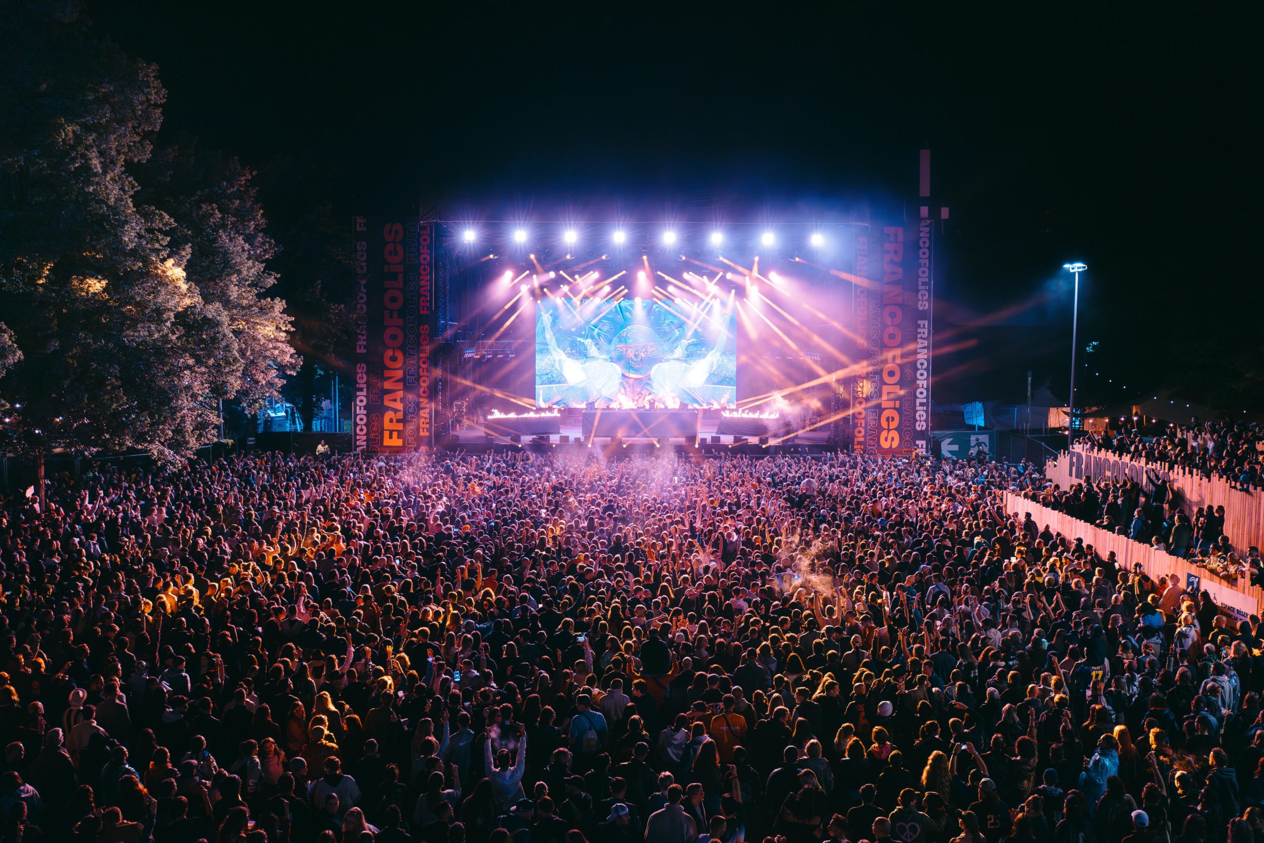 Public des Francofolies Esch Alzette au Parc du Gaalgebierg