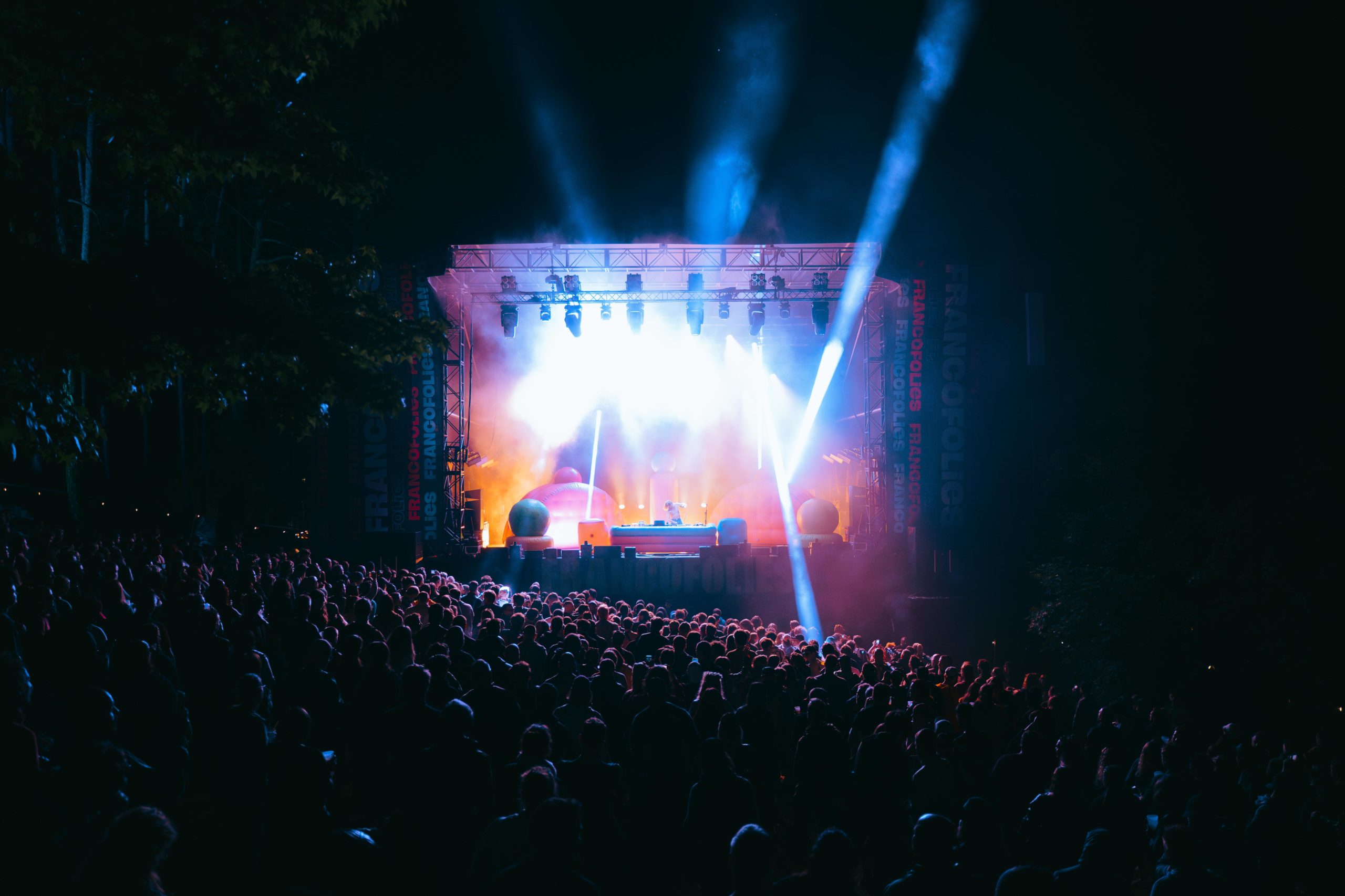 Scène des Francofolies Esch Alzette Luxembourg